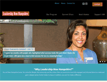 Tablet Screenshot of leadershipnh.org
